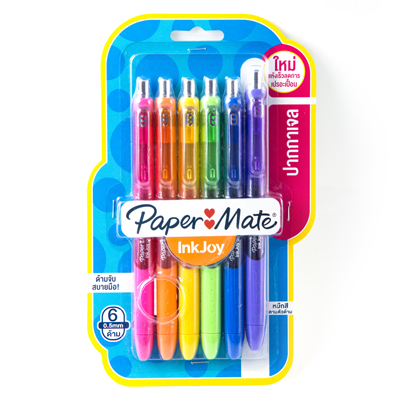 รูปสินค้า ปากกาเจลแฟชั่น2 0.5มม.(1x6)คละสี เปเป้อร์เมท Inkjoy Gel
